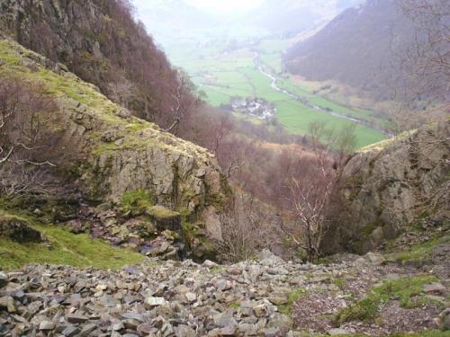 042 View of Stonethwaite from the Stanger Gill path